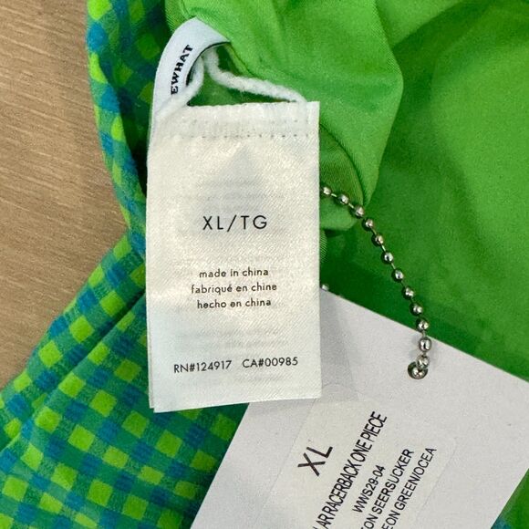 NWT* WeWoreWhat Green Collared Racerback One Piece - Women's XL - Picture 6 of 9